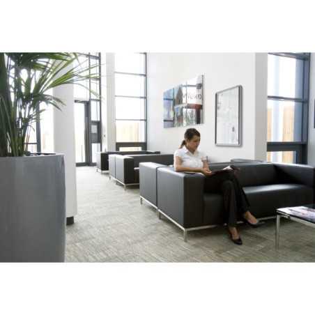 Nobo Bacheca per interni-fondo magnetico 8xA4 anta a battente