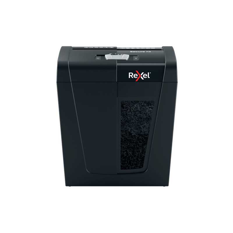 Rexel Secure X8 distruggi documenti Triturazione incrociata 70 dB Nero