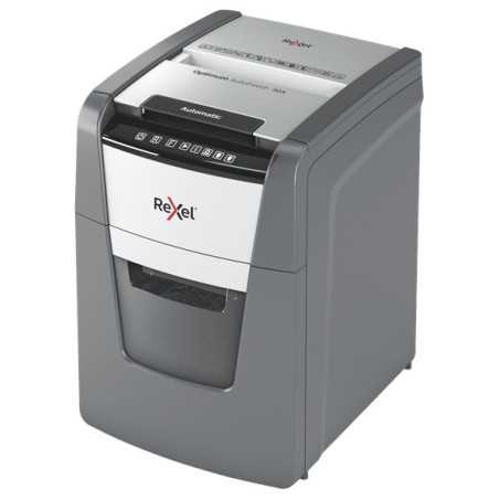 Rexel AutoFeed+ 90X distruggi documenti Triturazione incrociata 55 dB Nero, Grigio