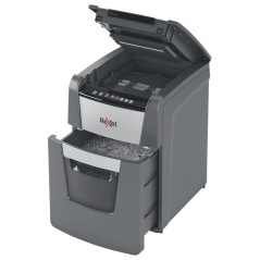 Rexel AutoFeed+ 90X distruggi documenti Triturazione incrociata 55 dB Nero, Grigio