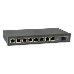 LevelOne GEP-0925 switch di rete Non gestito 2.5G Ethernet (100 1000 2500) Supporto Power over Ethernet (PoE) Nero