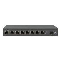 LevelOne GEP-0925 switch di rete Non gestito 2.5G Ethernet (100 1000 2500) Supporto Power over Ethernet (PoE) Nero