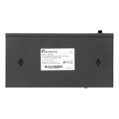 LevelOne GEP-0925 switch di rete Non gestito 2.5G Ethernet (100 1000 2500) Supporto Power over Ethernet (PoE) Nero