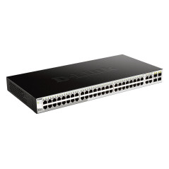 D-Link DGS-1210-52 Gestito L2 Gigabit Ethernet (10 100 1000) 1U Nero
