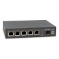 LevelOne GEP-0625 switch di rete Non gestito 2.5G Ethernet (100/1000/2500) Supporto Power over Ethernet (PoE) Nero