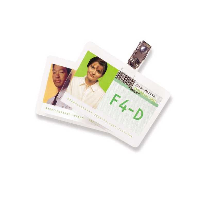 GBC Pouch per carta di credito 67x99 mm 2x125 mic lucide (100)