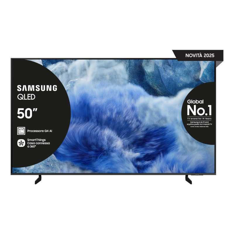 Samsung QE50Q8FAAUXZT TV 127 cm (50") 4K Ultra HD Smart TV Wi-Fi Grigio