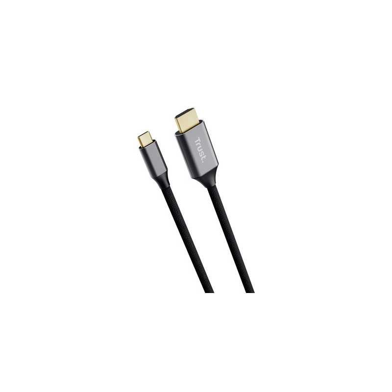 25630 Trust adattatore per inversione del genere dei cavi USB-C HDMI Nero, Argento 25630 Trust adattatore per inversione del genere dei cavi USB-C HDMI Nero, Argento