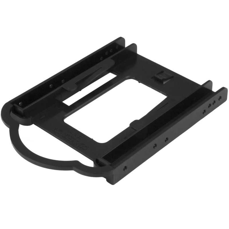 StarTech.com Staffa di Montaggio SSD/HDD da 2,5" per Alloggiamento da 3,5" - Installazione senza utensili BRACKET125PT