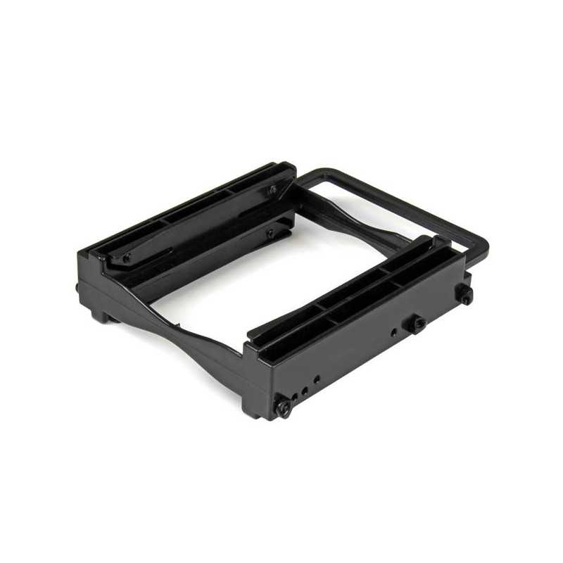 StarTech.com Staffa di montaggio Tool-Less per doppio disco duro SSD/HDD da 2,5" per alloggiamento da 3,5" BRACKET225PT