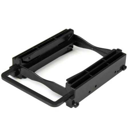 StarTech.com Staffa di montaggio Tool-Less per doppio disco duro SSD/HDD da 2,5" per alloggiamento da 3,5" BRACKET225PT
