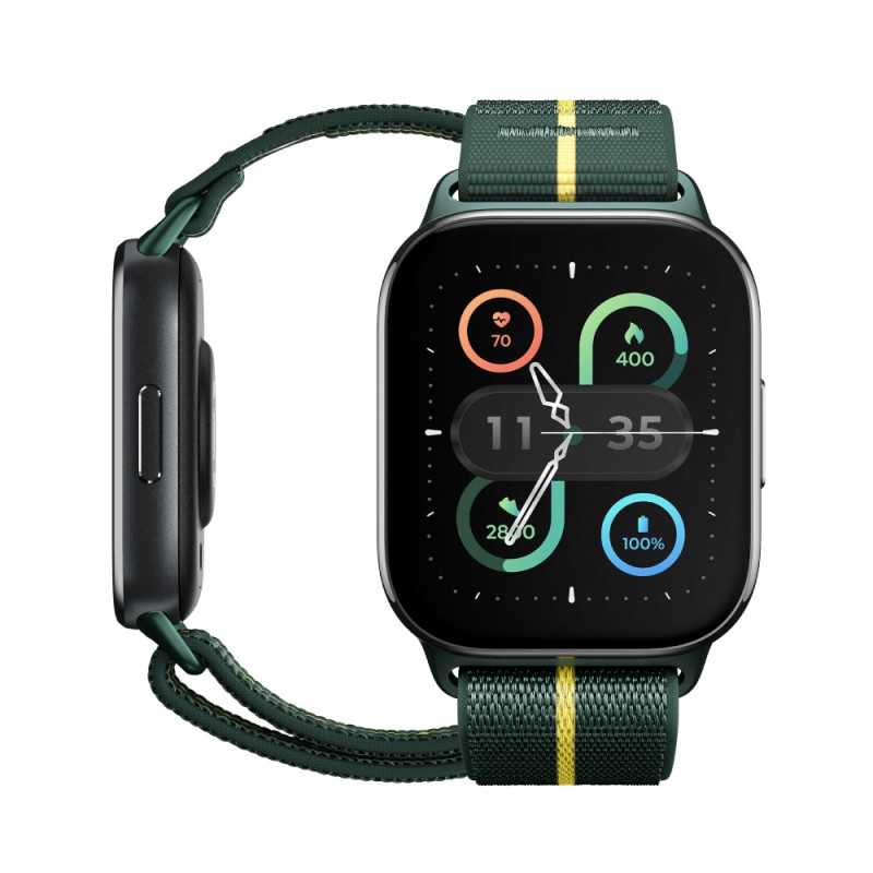 Motorola moto watch fit 4,83 cm (1.9") OLED 44.5 mm Digitale Touch screen Verde, Grigio GPS (satellitare)