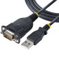 StarTech.com Cavo Adattatore USB a Seriale 1 m - Convertitore da USB a Seriale con Porta COM, Cavo USB Seriale  1P3FP-USB-SERIAL