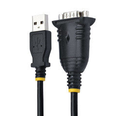 StarTech.com Cavo Adattatore USB a Seriale 1 m - Convertitore da USB a Seriale con Porta COM, Cavo USB Seriale  1P3FP-USB-SERIAL