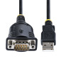 StarTech.com Cavo Adattatore USB a Seriale 1 m - Convertitore da USB a Seriale con Porta COM, Cavo USB Seriale  1P3FP-USB-SERIAL
