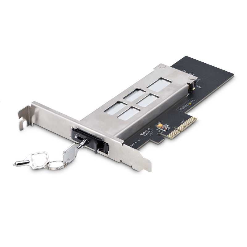 StarTech.com Rack rimovibile per SSD M.2 NVMe a PCIe x4 / Backplane mobile per slot di espansione PCI Expre M2-REMOVABLE-PCIE-N1