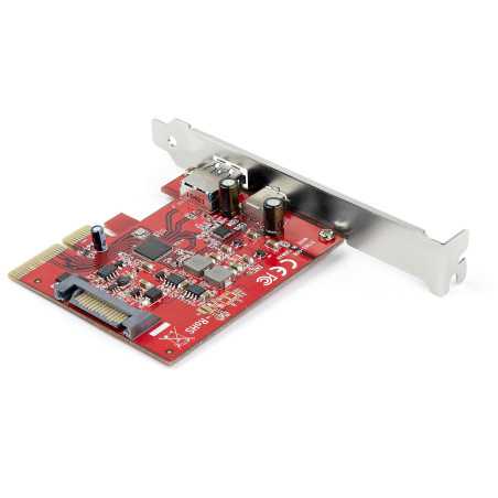 StarTech.com Scheda PCI Express USB-C USB-A a 2 porte - Adattatore scheda controller host USB 3.2 Gen 2 PCI Express PEXUSB311AC3