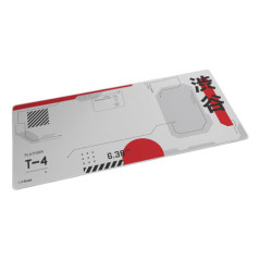 Trust GXT 759 XXL Tappetino per mouse per gioco da computer Nero, Grigio, Rosso, Bianco