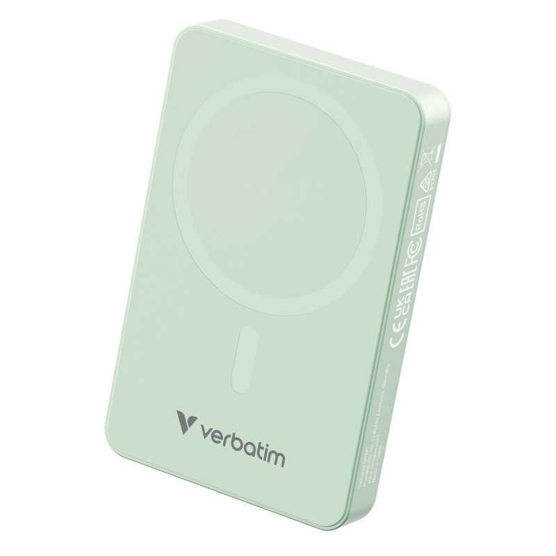 Verbatim Charge 'n' Go Essentials 10000 mAh Carica wireless Verde Verbatim Charge 'n' Go Essentials 10000 mAh Carica wireless Verde