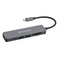 Verbatim 32156 hub di interfaccia USB 3.2 Gen 1 (3.1 Gen 1) Type-C 5000 Mbit/s Grigio Verbatim 32156 hub di interfaccia USB 3.2 Gen 1 (3.1 Gen 1) Type-C 5000 Mbit/s Grigio