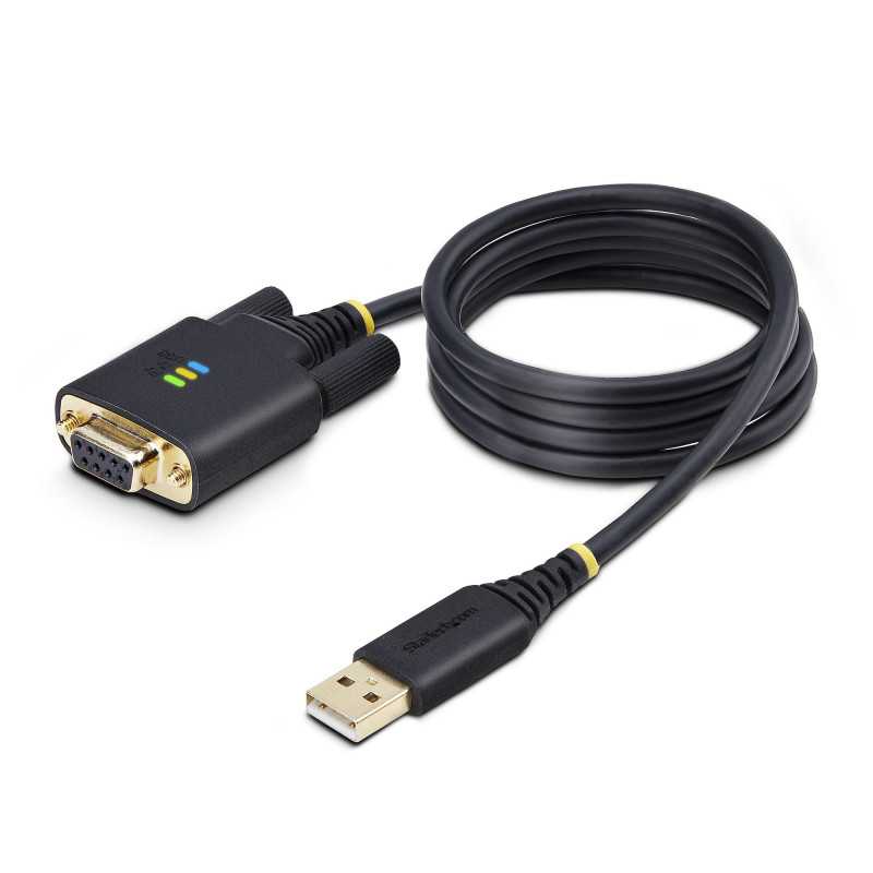 StarTech.com 1P3FFCNB-USBSERIAL cavo seriale Nero 1 m USB tipo A DB-9 StarTech.com 1P3FFCNB-USBSERIAL cavo seriale Nero 1 m USB tipo A DB-9