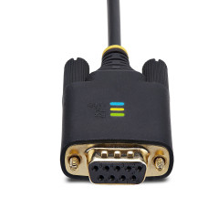StarTech.com 1P3FFCNB-USB-SERIAL cavo seriale Nero 1 m USB tipo A DB-9