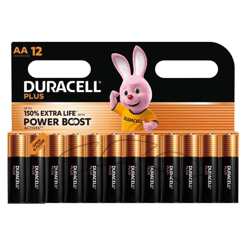 Duracell Plus Batteria monouso Stilo AA Alcalino DU0123