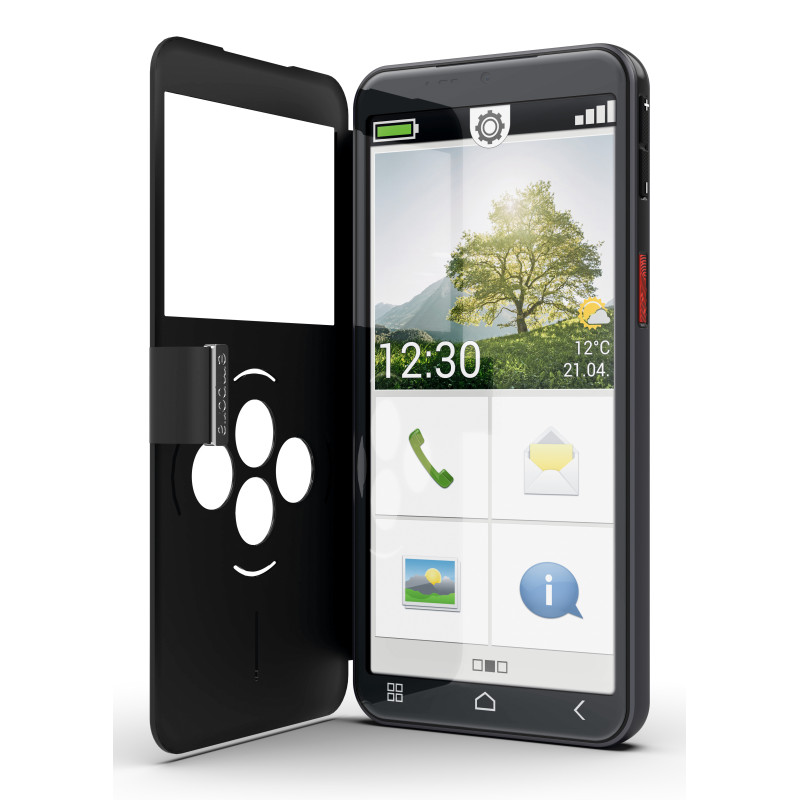 Emporia emporiaSMART.7lite 13,8 cm (5.45") SIM singola Android 15 4G USB tipo-C 6 GB 128 GB 3500 mAh Nero
