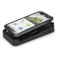 Emporia emporiaSMART.7lite 13,8 cm (5.45") SIM singola Android 15 4G USB tipo-C 6 GB 128 GB 3500 mAh Nero