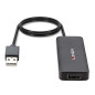 Lindy 42986 hub di interfaccia USB 2.0 480 Mbit/s Nero