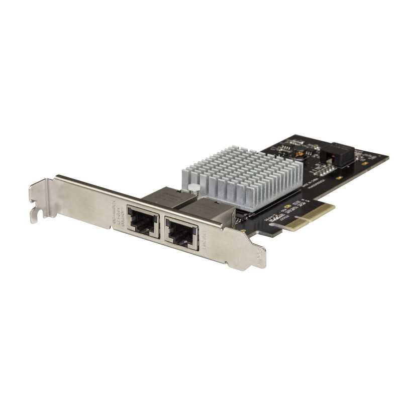 StarTech.com Scheda di Rete Ethernet PCIe a 2 porte 10GB - Adattatore di rete PCI Express 10GBASE-T/NBASE-T con chi ST10GPEXNDPI StarTech.com Scheda di Rete Ethernet PCIe a 2 porte 10GB - Adattatore di rete PCI Express 10GBASE-T/NBASE-T con chi ST10GPEXNDPI