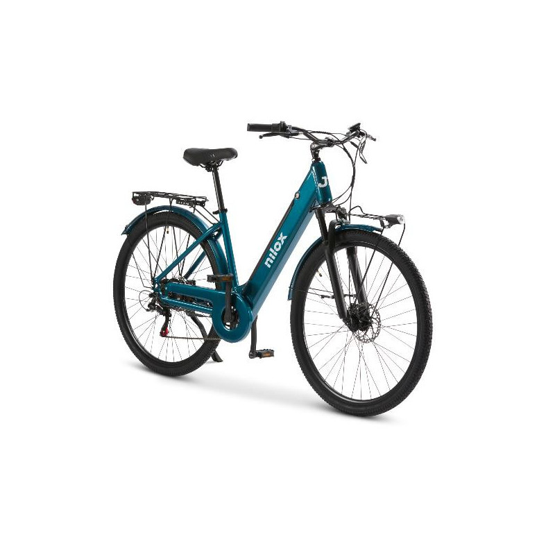 Nilox NXEBJ7GR bicicletta elettrica Verde Alluminio 71,1 cm (28") 27,5 kg Litio