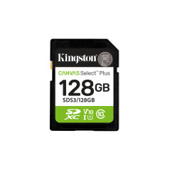 Kingston Technology 128GB SDXC Canvas Select Plus Gen3 150MB s C10 UHS-I U1 V10