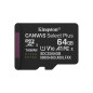 Kingston Technology 64GB micSDXC Canvas Select Plus Gen3 100R A1 (Adattatore SD non incluso)