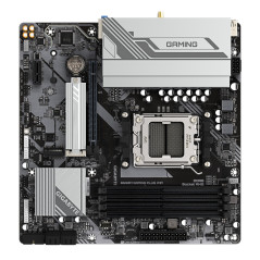GIGABYTE B650M GAMING PLUS WIFI Scheda madre - CPU AMD Ryzen 9000, VRM a 5+2+2 fasi, fino a 8000 MHz DDR5, 2xPCIe 4.0 M.2, LAN