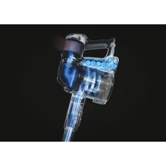 Hoover HF401H 011 Aspirapolvere a bastone 2 in 1 Batteria Secco Senza sacchetto 0,7 L 240 W Nero, Argento