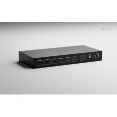 i-tec USB-C KVM Dock PRO for Three Hosts, Dual Video, with 2x Power Delivery, max 92W