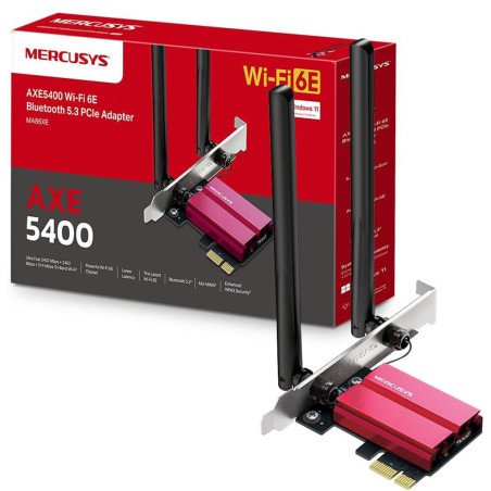 Mercusys TP-Link MA86XE V2 PCIe Adattatore AXE5400Mbps