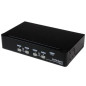 StarTech.com Switch KVM USB 4 porte, montabile a rack 1U, con OSD