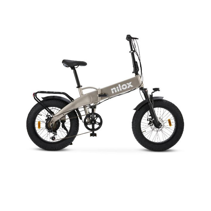 Nilox NXEBX10GR bicicletta elettrica Grigio Alluminio 50,8 cm (20") Litio