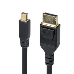 StarTech.com Cavo da Mini DisplayPort a DisplayPort 1.4 da 3m - 8K 60Hz 4K 120Hz HBR3 HDR, cavo UHD mDP a DP 1.4, cavo per