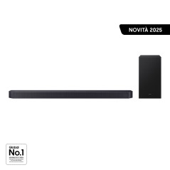 Samsung Q-series Soundbar HW-Q600F ZF, Audio 3.1.2 canali , Wireless Dolby Atmos, 2025