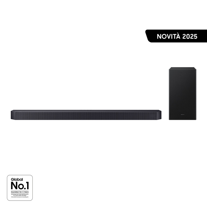 Samsung Q-series Soundbar HW-Q600F/ZF, Audio 3.1.2 canali , Wireless Dolby Atmos, 2025 Samsung Q-series Soundbar HW-Q600F/ZF, Audio 3.1.2 canali , Wireless Dolby Atmos, 2025