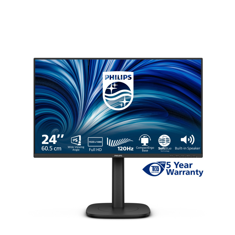 Philips 3000 series Monitor PC 24B2N3200J/00 60,5 cm (23.8") 1920 x 1080 Pixel Full HD LCD Nero