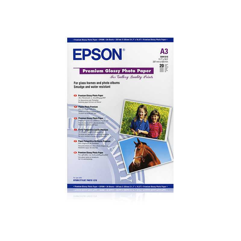 Epson Carta fotografica lucida Premium C13S041315 Epson Carta fotografica lucida Premium C13S041315