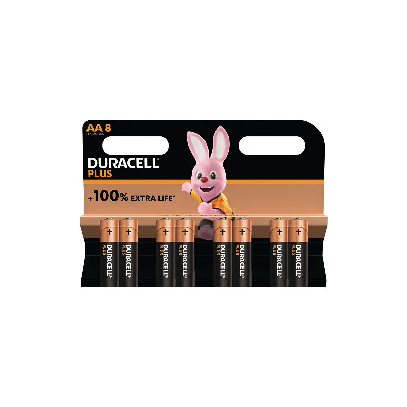 Duracell Plus Batteria monouso Stilo AA Alcalino DU0113 Duracell Plus Batteria monouso Stilo AA Alcalino DU0113