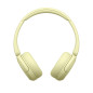 Sony WHCH520Y.CE7 cuffia e auricolare Wireless A Padiglione Musica e Chiamate USB tipo-C Bluetooth Giallo