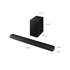 Samsung Soundbar HW-B750F ZF, Audio 5.1 canali , Wireless Dolby 5.1ch, 2025