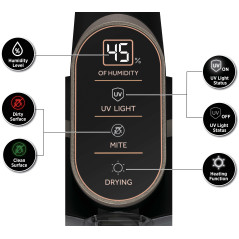 Hoover HMC520UV 011 aspirapolvere senza filo Nero, Metallico Senza sacchetto