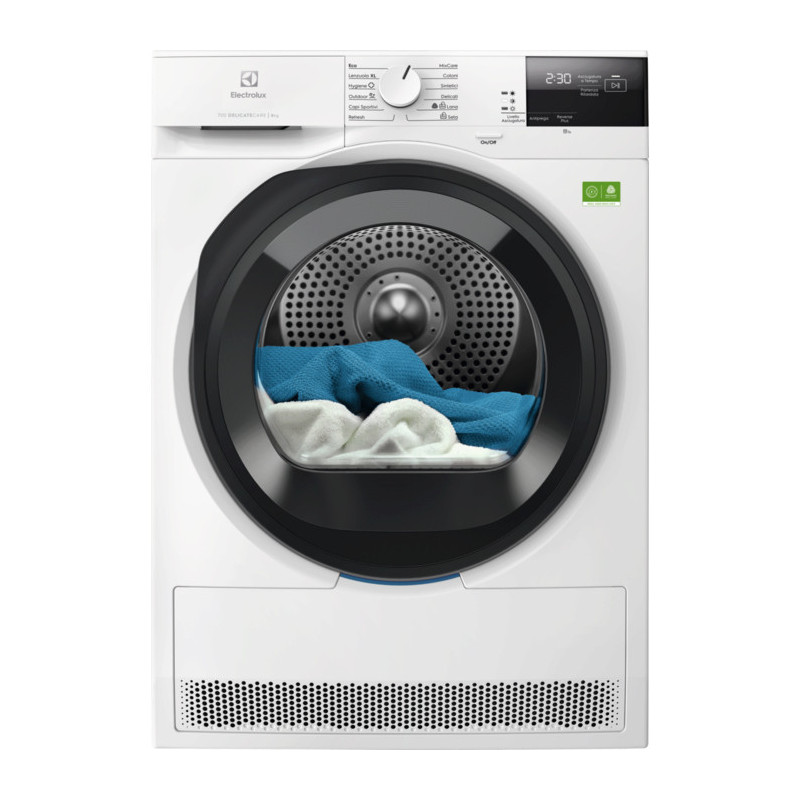 Electrolux EW7H28B asciugatrice Libera installazione Caricamento frontale 8 kg Bianco